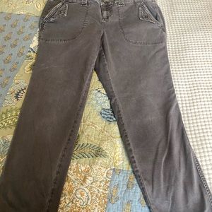 Torrid gray chino military cropped pants 16 EUC!